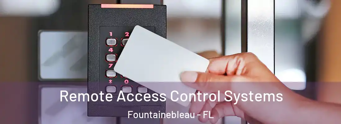 Remote Access Control Systems Fountainebleau - FL