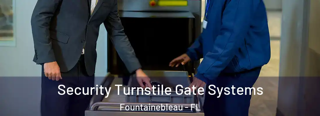 Security Turnstile Gate Systems Fountainebleau - FL